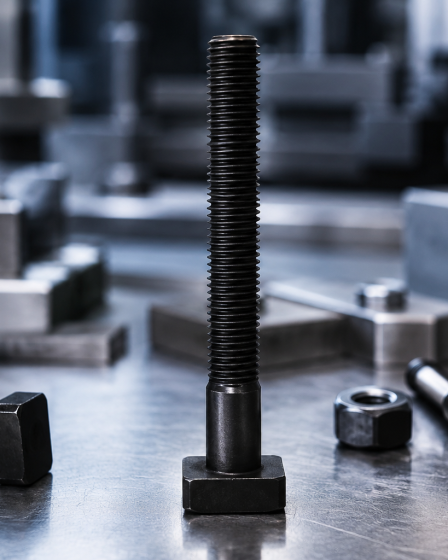 Parafuso cabeça quadrada: quais as vantagens na fixação industrial?
